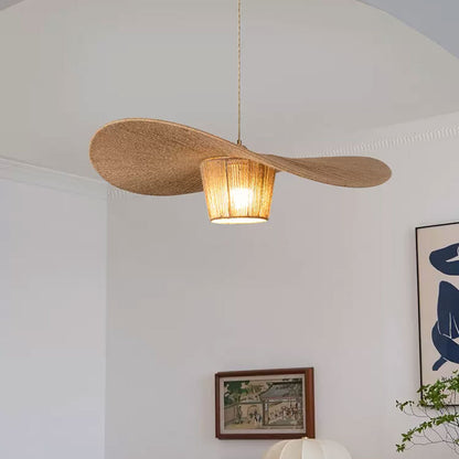 wabi sabi rattan pendant light