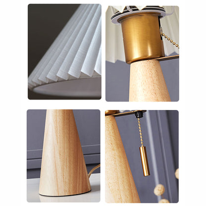 pleated table lamp