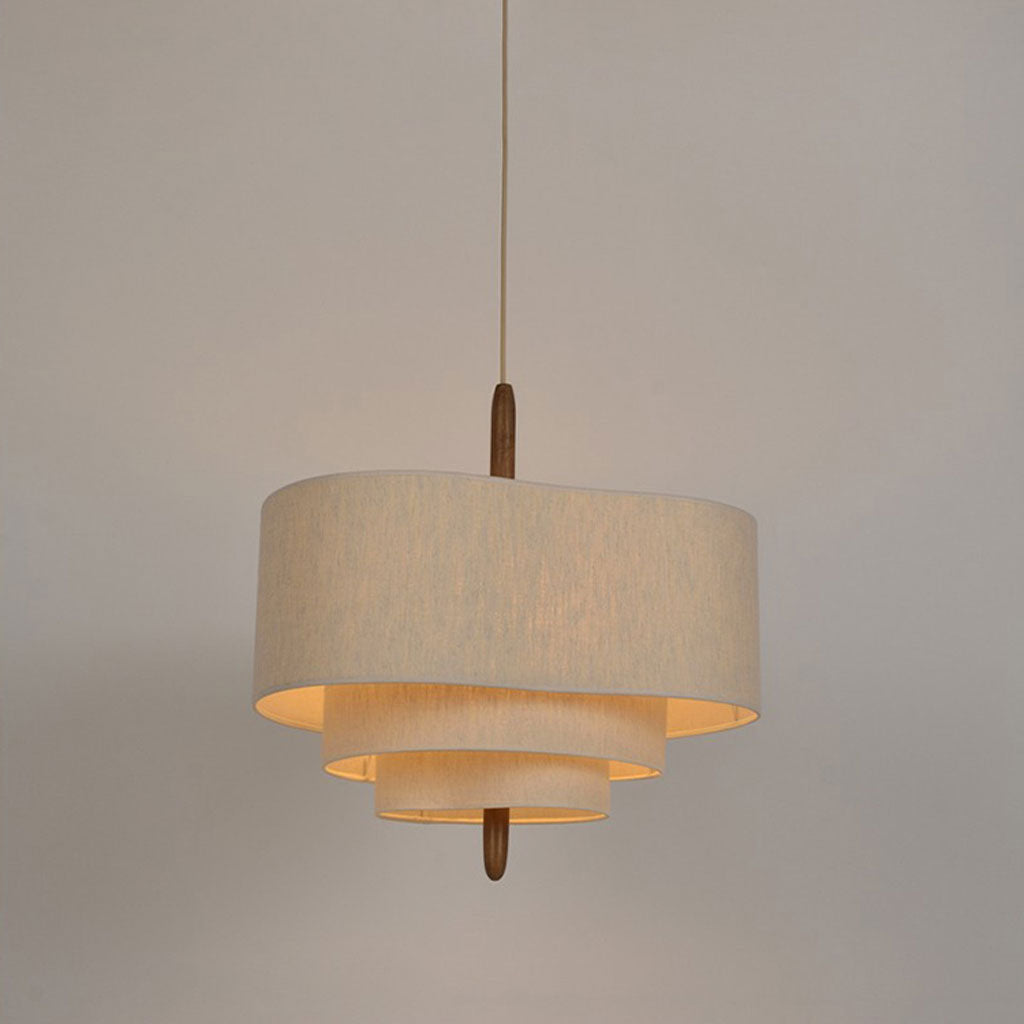 fabric nordic chandelier wabi sabi pendant light