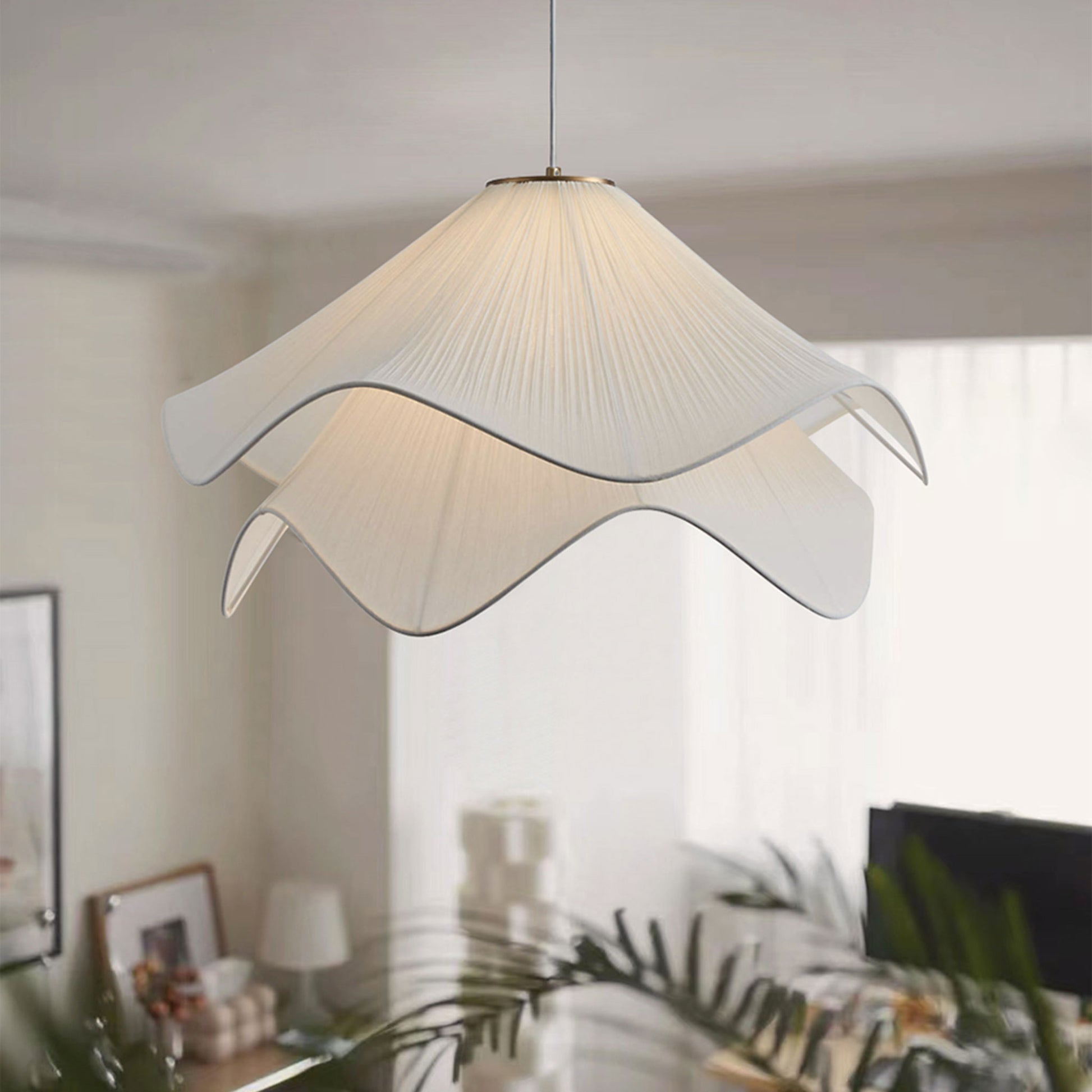 silk pendant lights