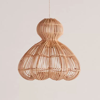 wabi sabi rattan pendant light