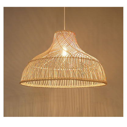 wabi sabi rattan pendant light