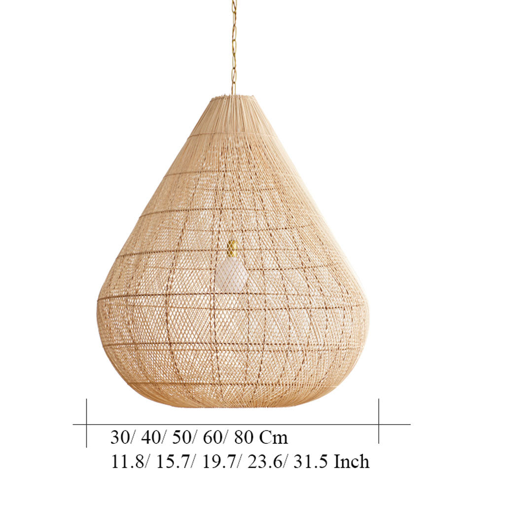 wabi sabi rattan lampshades