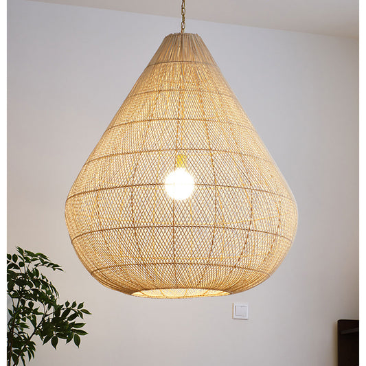 wabi sabi rattan pendant light